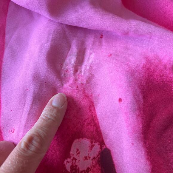 WHITE FOX Women's In The Back Of My Mind Mini Dress Size M In Blush Bloom - Picture 10 of 14